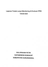Tindak Lanjut Monev PPID
